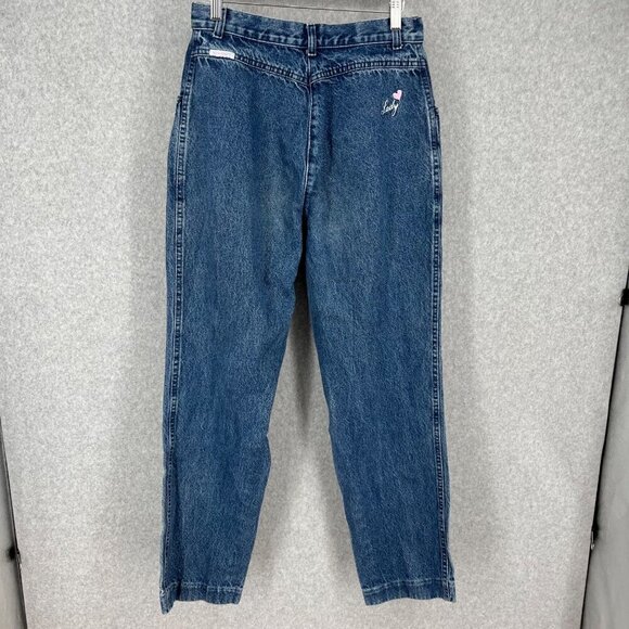 Vtg Kenny Rogers Bareback Jeans Size 29 Denim High Rise Western Lady Embroidered - Picture 7 of 14